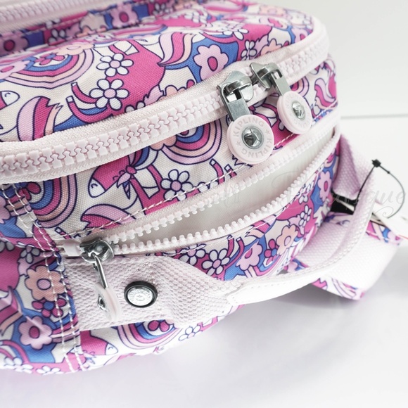 Kipling Seoul Backpack Laptop Travel Bag KI0451 Polyester Mystical Mane NWT $134 - Picture 9 of 13